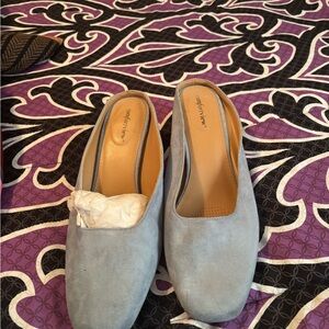 Comfortview Women's Light Blue Heels